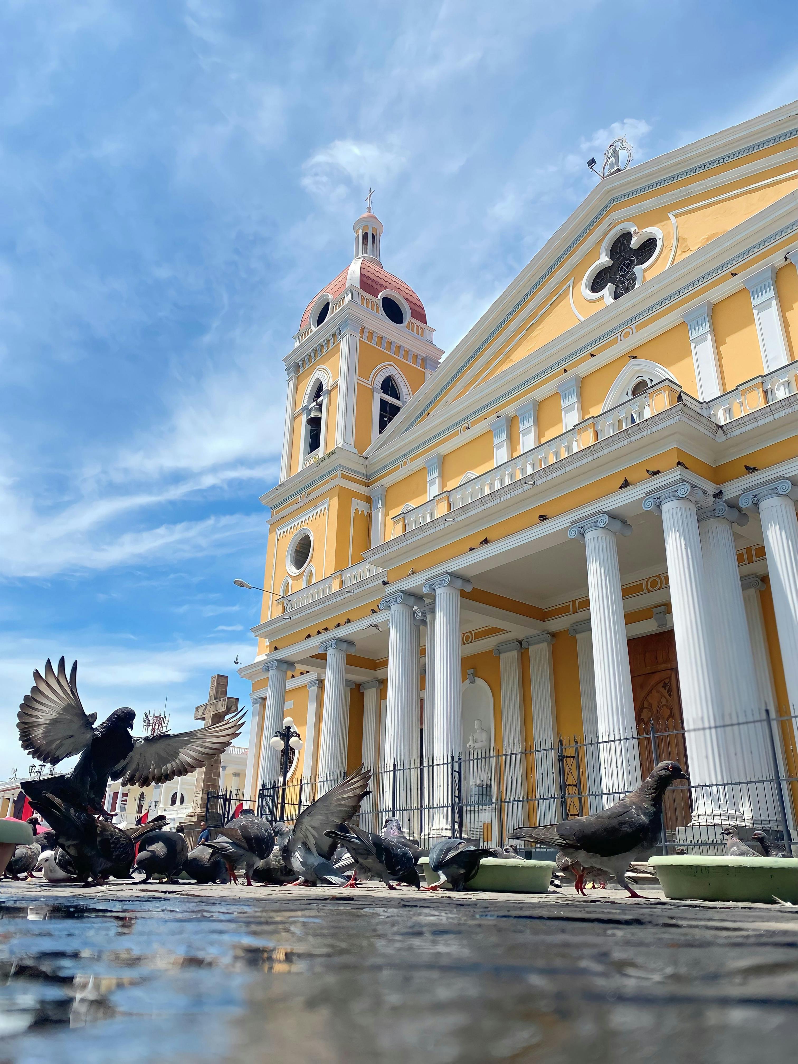Ciudad nicaragüense con tráfico moderado